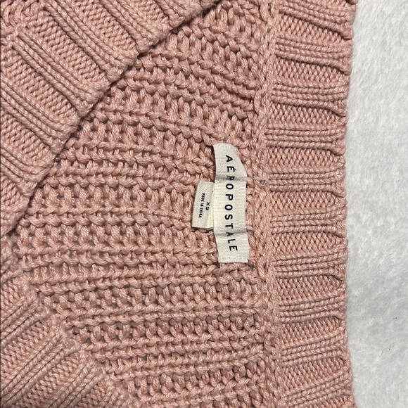 Aeropostale Pink V-Neck Sweater for Women - Picture 2 of 5
